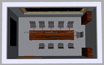 Konferenzraum von oben